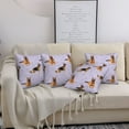 thumbnail image 7 of Throw Pillow Covers, German Shepherd Dog Love Soft Square Pillow Cases with Invisible Zipper for Couch Bed Sofa, Farmhouse Fall Home Decor 20"x20", 7 of 7