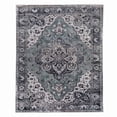 thumbnail image 2 of Superior Mahi Ornate Floral Washable Indoor Area Rug, 12' x 18', Turquoise, 2 of 8
