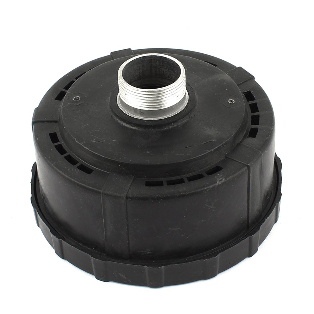 Unique Bargains Black Plastic Housing 1BSP Thread Air Compressor Intake