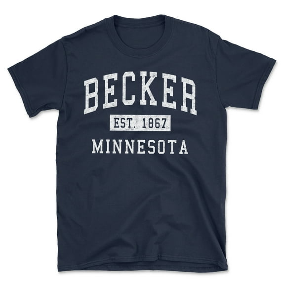 Becker Minnesota Classic Established Men's Cotton T-Shirt