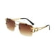 thumbnail image 5 of Gafas de sol sin montura Salvador rectangulares polarizadas UV400 para mujer y hombre, 5 of 10