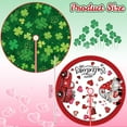 thumbnail image 2 of 36 Inch Valentine''s Day Tree Skirt Reversible St. Patrick''s Day Tree Skirt Love Heart Gnome Clover Double Sided Print Mat Christmas Tree Skirt for Holiday Party Decoration, 2 of 6