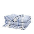 thumbnail image 3 of Nourison Life Styles Moroccan Stripes Ocean 50" x 60" Throw Blanket, 3 of 4