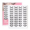 thumbnail image 4 of Faux Mink Eyelashes Thick 20 Pairs 3D Mixed Style False Eyelashes Fake Lashes, 4 of 10