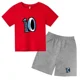 thumbnail image 3 of Nueva camiseta y pantalones cortos con estampado de Messi para niños y adolescentes, conjunto de 2 piezas, ropa de fútbol para niños y niñas, traje deportivo de moda de manga corta de verano, 3 of 5