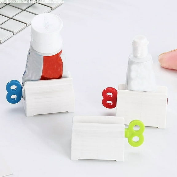 Rolling Tube Toothpaste Squeezer Dispenser Toothpaste Seat Holder Bathroom Accessories