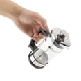 thumbnail image 4 of Coffee Maker, Stainless Steel Coffee Pot, Rustproof Cold And Hot Resistant Glass 95% Light Transmittance For Tea Leaves Coffee Powder, 4 of 8