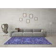 thumbnail image 3 of Ahgly Company Indoor Rectangle Persian Blue Traditional Area Rugs, 7' x 9', 3 of 4