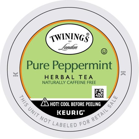 Twinings of London Pure Peppermint Tea K-Cups for Keurig, 24 Count