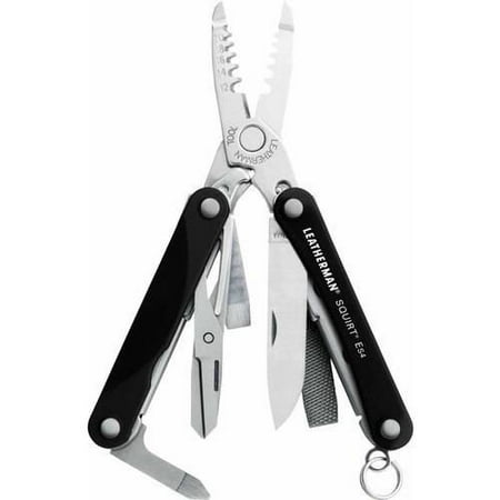 Leatherman Squirt ES4 Electrician's Aluminum Keychain Multi-Tool with Gift Tin