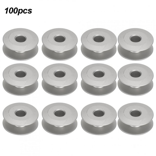 Bobinas 100 bobinas de metal para accesorios de máquinas de coser, bobinas para máquinas de coser, confiabilidad excepcional Jadeshay A