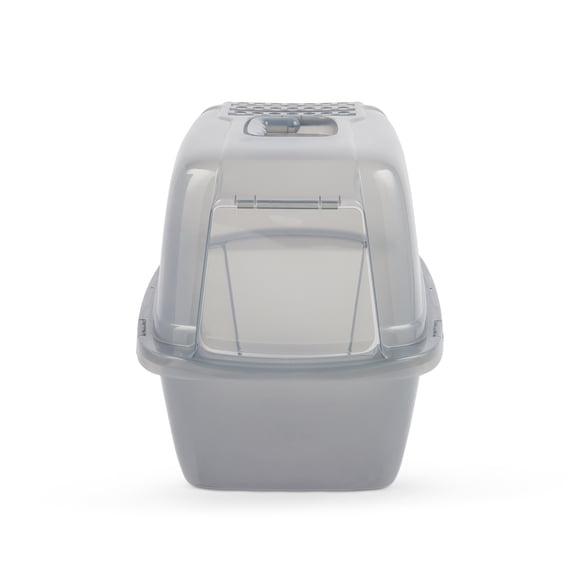 Van Ness Hooded Transculent Cat Litter Pan