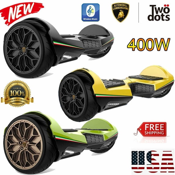 Electric Scooter Bike, Bluetooth Speaker and Led Lights, UL2272 Certified, 6.5-inch Wheels, App-Enabled on iPhone & Android, Portable Electric Scooter for Adults Kids