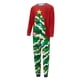 thumbnail image 3 of Pijamas navideños familiares a juego, conjunto de pijama con estampado de árbol de Navidad (camiseta y pantalón) para bebé/perro/perro/peluche)., 3 of 10