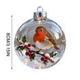 thumbnail image 3 of Lwlmwt Christmas Bird Ornaments Acrylic Bird Christmas Tree Decorations Gifts for Bird Lovers Cabinet Decor Perfect for Christmas Decorations Party Decorations, 3 of 7