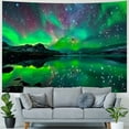 thumbnail image 4 of Shiartex SHRAPHY Northern Lights Tapestry, Beautiful Galaxy Night Starry Tapestry Mystical Aurora Borealis Lake Reflection Tapestry Wall Hanging for Bedroom Living Room Dorm Painting, 4 of 6