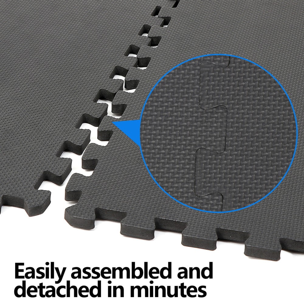 SONGMY 24 PCS Puzzle Exercise Mats, EVA Foam Interlocking Gym Equipment Mats
