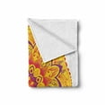 thumbnail image 2 of Rainbow Mandala Soft Flannel Fleece Throw Blanket, Warm Colored South Floral Design Oriental Eastern Pattern, Cozy Plush for Indoor and Outdoor Use, 70" x 90", Multicolor, by Ambesonne, 2 of 6
