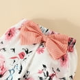 thumbnail image 2 of Toddler Girls Outfit Sets Long Sleeve Letter Print Pullover Tops And Floral Flared Pants 2 Piece Outfits Clothes Set For Baby Girl Sizes 1-6T, 2 of 7