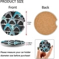 thumbnail image 3 of GZHJMY Shark Car Cup Holder Coaster Anti Slip Car Coasters Drink Coaster Cute Auto Interior Accessories for Women & Men 2.5"(2 Pack) Cup Coasters, 3 of 6