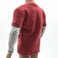 thumbnail image 2 of Camiseta de manga larga Colorida Ligera Apariencia exquisita Ocasiones amplias Ropa de empalme para 1/6 Modelo de ropa para hombres Rojo Inevent FN001406-01, 2 of 7