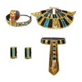 thumbnail image 1 of ZheElen 5 Pcs Accessoires de Costume Égyptien pour Femmes Poignet Fantaisie Manchette de Robe, 1 of 6