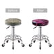 thumbnail image 5 of Balery ink Donkey Pop Art Fundas de asiento para taburete de bar redondo de tela de terciopelo ajustables que protegen de arañazos y manchas para sillas de 14 a 17 pulgadas.-12 inch, 5 of 7