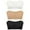 Black+Camel+White, variant on Deago 3 Pack Strapless Bra for Women Crossover Side Closure Non-Slip Silicone Padded Bandeau Bras Wireless Tube Top Bra (Multicolor, S)