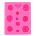 thumbnail image 1 of DIY molde de silicona rosa flores pastel chocolate caramelo arcilla epoxi molde accesorio rosa, 1 of 14
