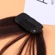 thumbnail image 4 of Flequillo frontal con clip, accesorio para extensiones de cabello con flequillo para mujeres y niñas (castaño oscuro), 4 of 7
