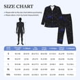 thumbnail image 4 of Naloa Mathematica Science Men’s Pajamas Set - Long Sleeve Button Down Sleep Shirt and Pajama Bottoms Sleepwear Set-Medium, 4 of 7