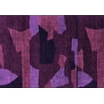 thumbnail image 1 of Ahgly Company Indoor Rectangle Abstract Purple Modern Area Rugs, 3' x 5', 1 of 4