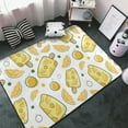thumbnail image 3 of Area Rugs For Living Room Decor - Cute Durian Ice Cream Anti Slip Throw Washable Rugs 3x5 For Bedroom, Soft Indoor Carpet For Bedroom Living Room 60x39In, 3 of 5