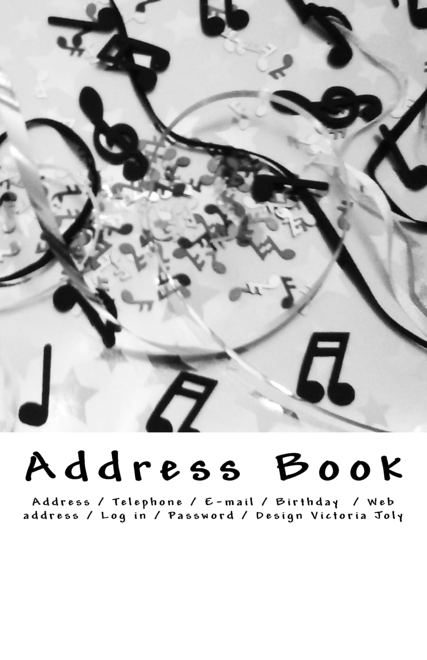 Address book address telephone e mail birthday web address 
