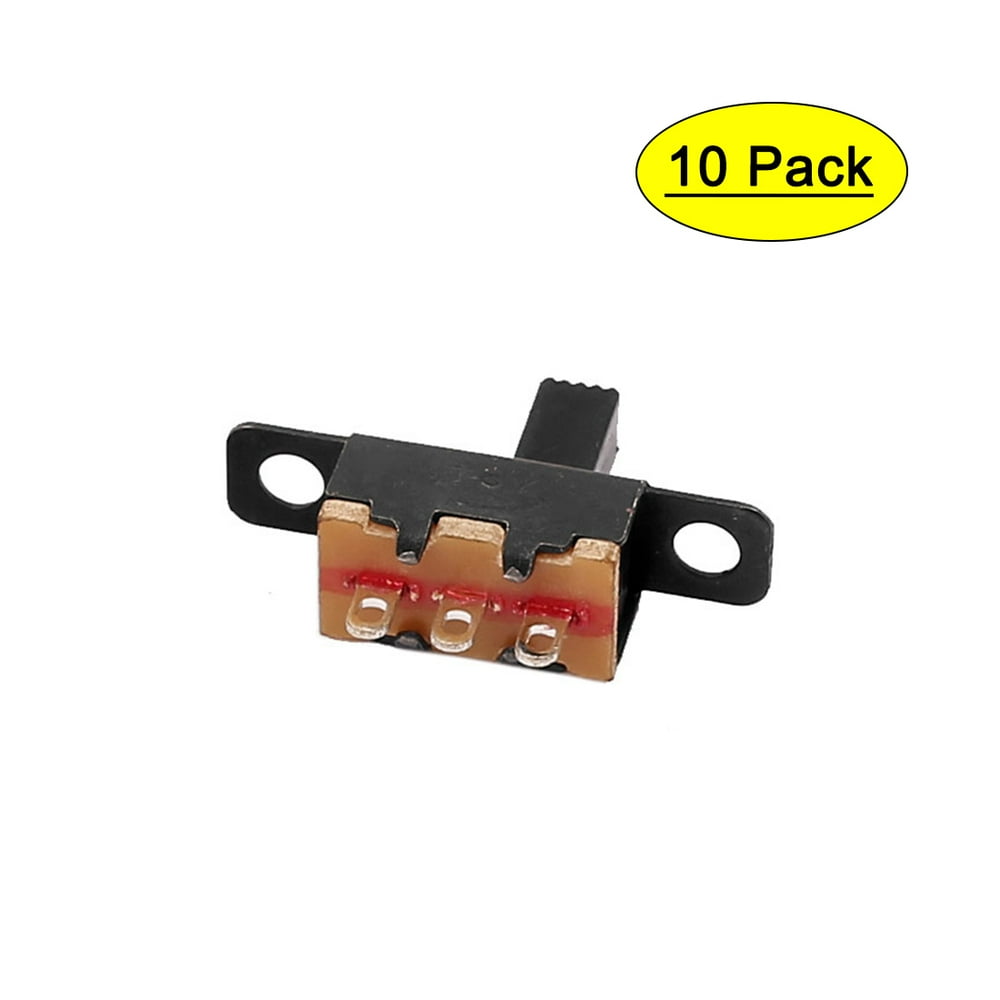 10Pcs 2 Position 3P SPDT Toggle Slide Switch On-Off PCB f DIY Making ...
