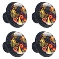 thumbnail image 2 of 4 Pcs Fruit Knobs for Kitchen Cabinet Cupboard Dresser Bookcase Drawer Pulls Handles Round Home Decor, 2 of 8