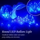 thumbnail image 4 of Luces LED para globos, 100 unidades, multicolor, impermeables (azul), 4 of 7