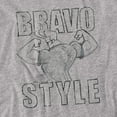 thumbnail image 2 of Johnny Bravo Bravo Style Women's T Shirt, Athletic Heather, Medium, 2 of 6