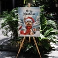 thumbnail image 4 of Merry Christmas Yorkshire Terrier Enjoys Woofmas Winter Xmas Holiday Vertical Matte Canvas Poster Yorkie Dog Lover Gifts Wall Art Home Decor - 02022, 4 of 5