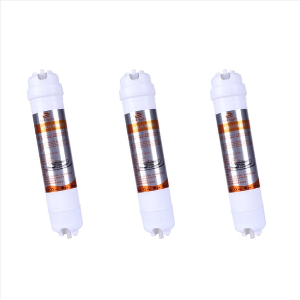 3X Filtro Purificador de Agua de 8 Pulgadas y 1/4 Pulgadas Elementos de Filtro de ConexióN RáPida Membrana de UltrafiltracióN UF Elementos de Filtro Integrados