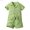 Army Green, variant on Toddler Boys Girls Short Sleeve Summer Casual Gentleman Tops Hawaii Beach Holiday Solid Shirts T Shirt Shorts Outfits 6-12 Months