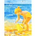 thumbnail image 1 of 11 x 15 In. Little Girl At The Beach Flag, Garden Size, 1 of 1