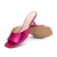 thumbnail image 2 of Dream Pairs Womens slip on heeled square toe sandals, 2 of 7