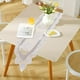 thumbnail image 4 of Aparatos de cocina, accesorios de cocina, utensilios de cocina, utensilios de cocina. Mantel de encaje blanco con flores, decoración para el hogar, mesa de comedor, 35 x 115 cm., 4 of 6