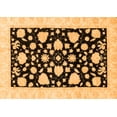 thumbnail image 1 of Ahgly Company Indoor Rectangle Oriental Orange Traditional Area Rugs, 3' x 5', 1 of 4