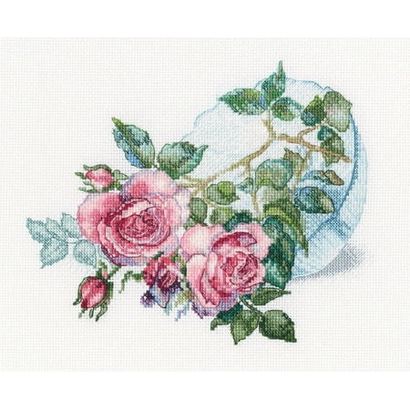 UPC: 4742022976142 | Tender flower buds M808 Counted Cross Stitch Kit