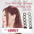 thumbnail image 6 of Todaioua 2Pcs Side Hair Styling French Braid Clip Stick Diy Bun Maker Tool ✈ Upgraded, 6 of 8