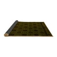 thumbnail image 2 of Ahgly Company Indoor Square Abstract Yellow Modern Area Rugs, 7' Square, 2 of 4