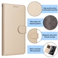 thumbnail image 5 of Allytechgroup Wallet Case for iPhone 16 Pro Max with Lanyard, PU Leather Protective Rugged with Card Holder RFID Blocking Non-Slip Anti-Fingerprint Shockproof Bumper for iPhone 16 Pro Max, Beige, 5 of 10