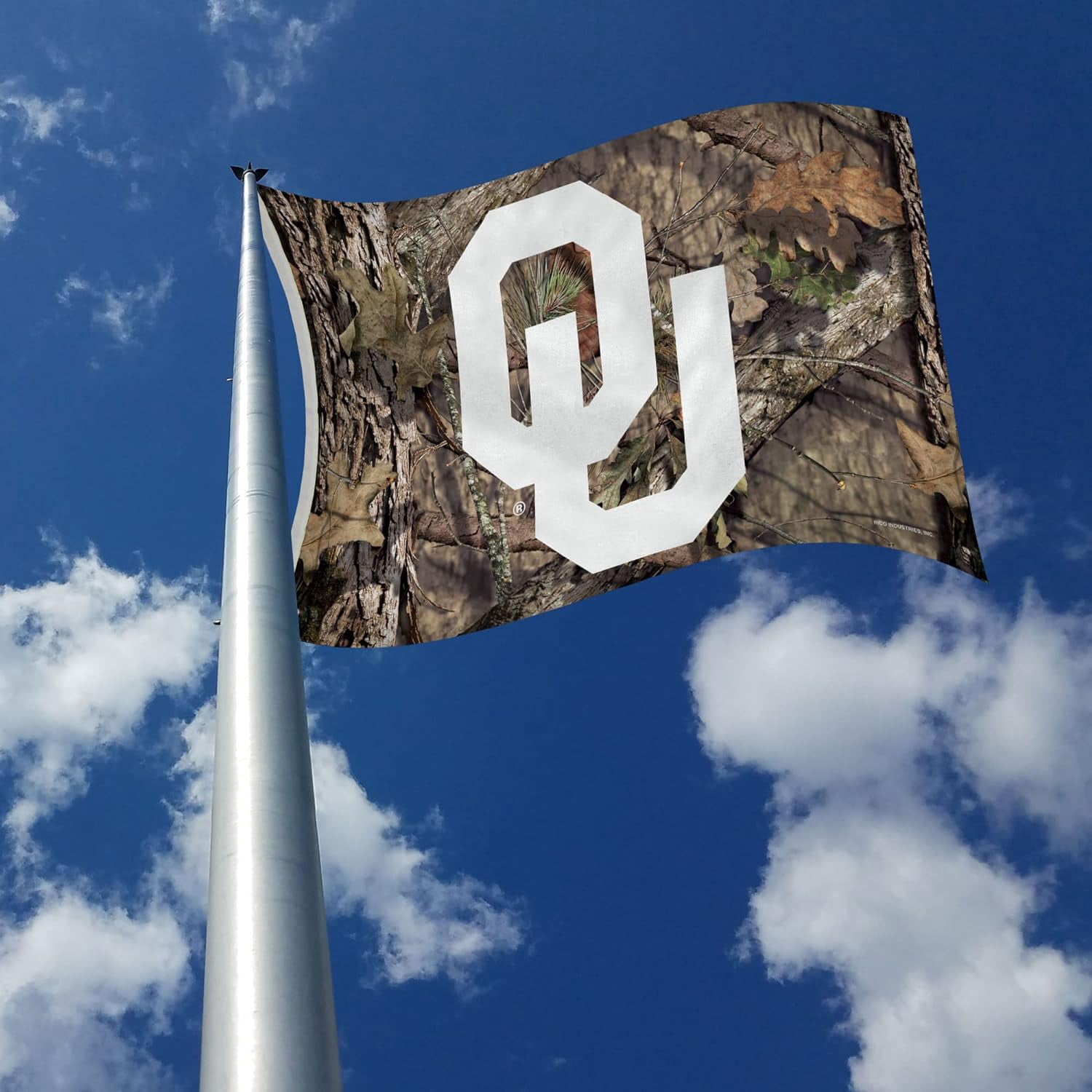 Oklahoma NCAA Sooners 3x5 Indoor Outdoor Camo Banner Flag with grommets for hanging